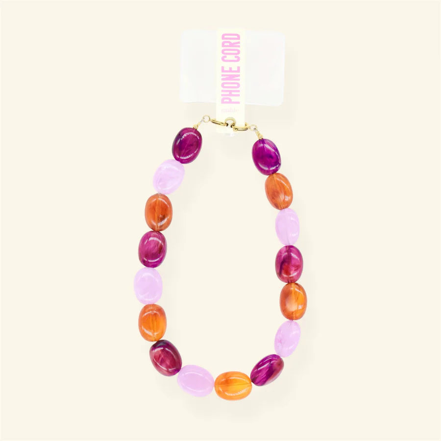 Telefoonkoord - Wild Violet