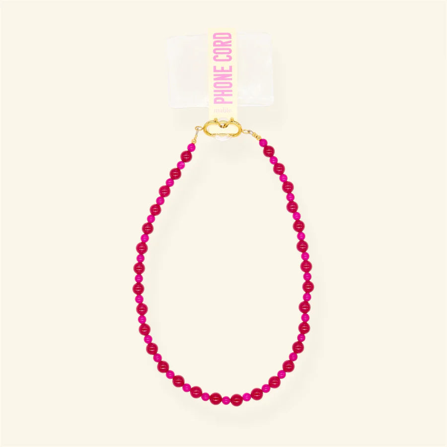 Telefoonkoord - Berry Blush
