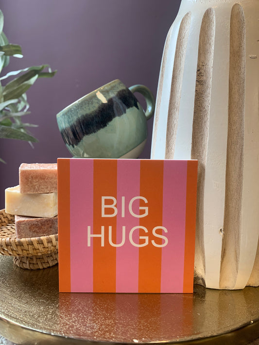 Forex tegeltje big hugs oranje