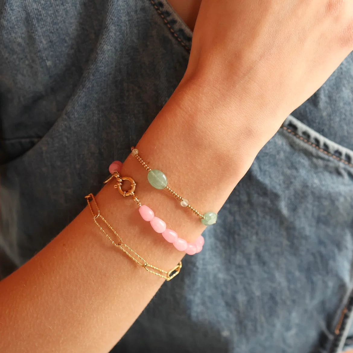 Sparkly Paperclip armband