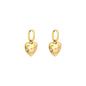 Hartjes oorbellen gold