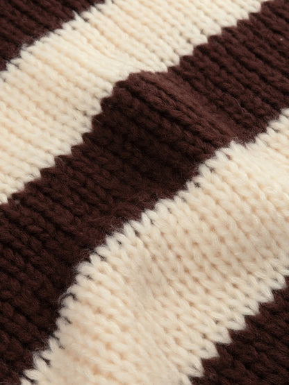 Knitted sweater Brianna | Dark brown