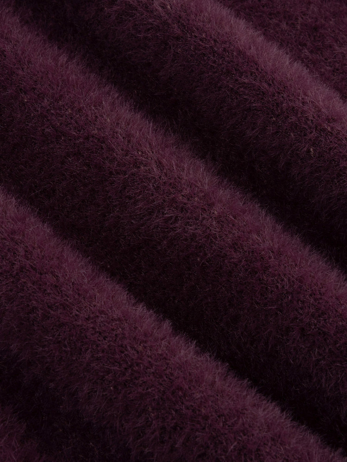 Knitted top Mary | Aubergine