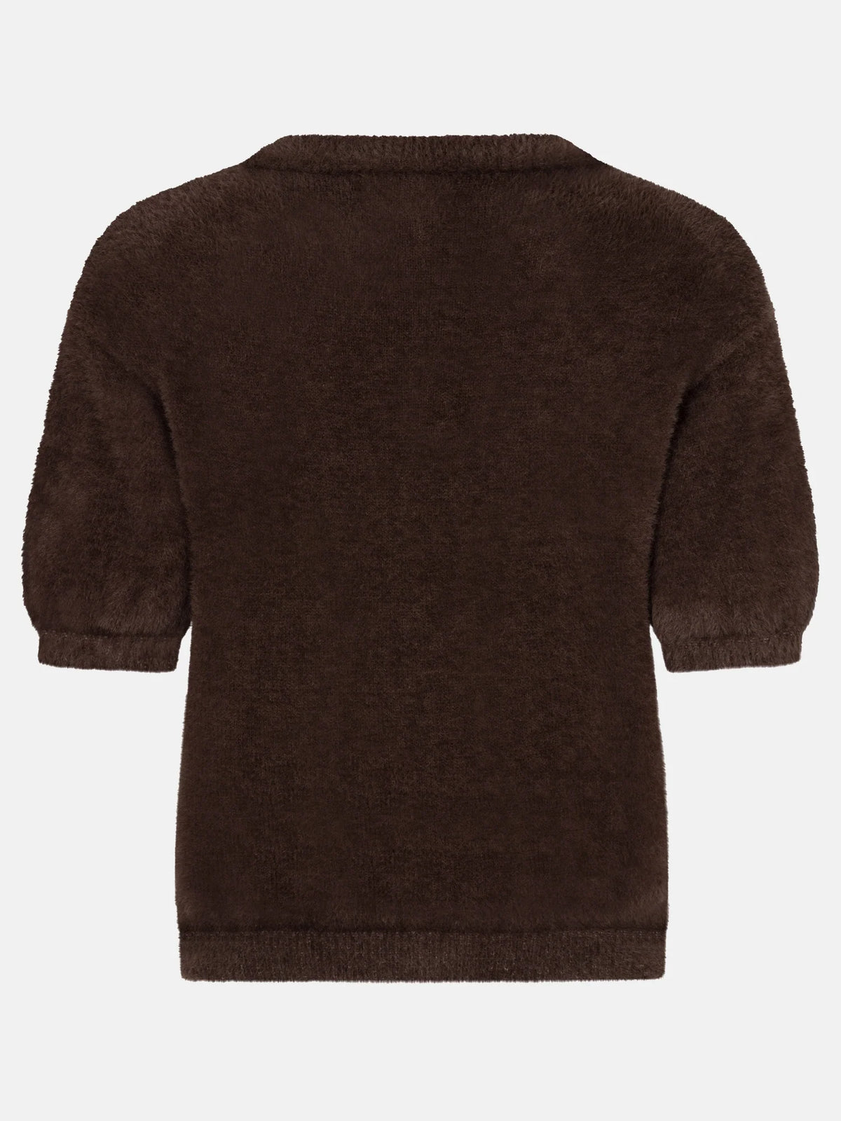 Knitted top Mary | Dark brown