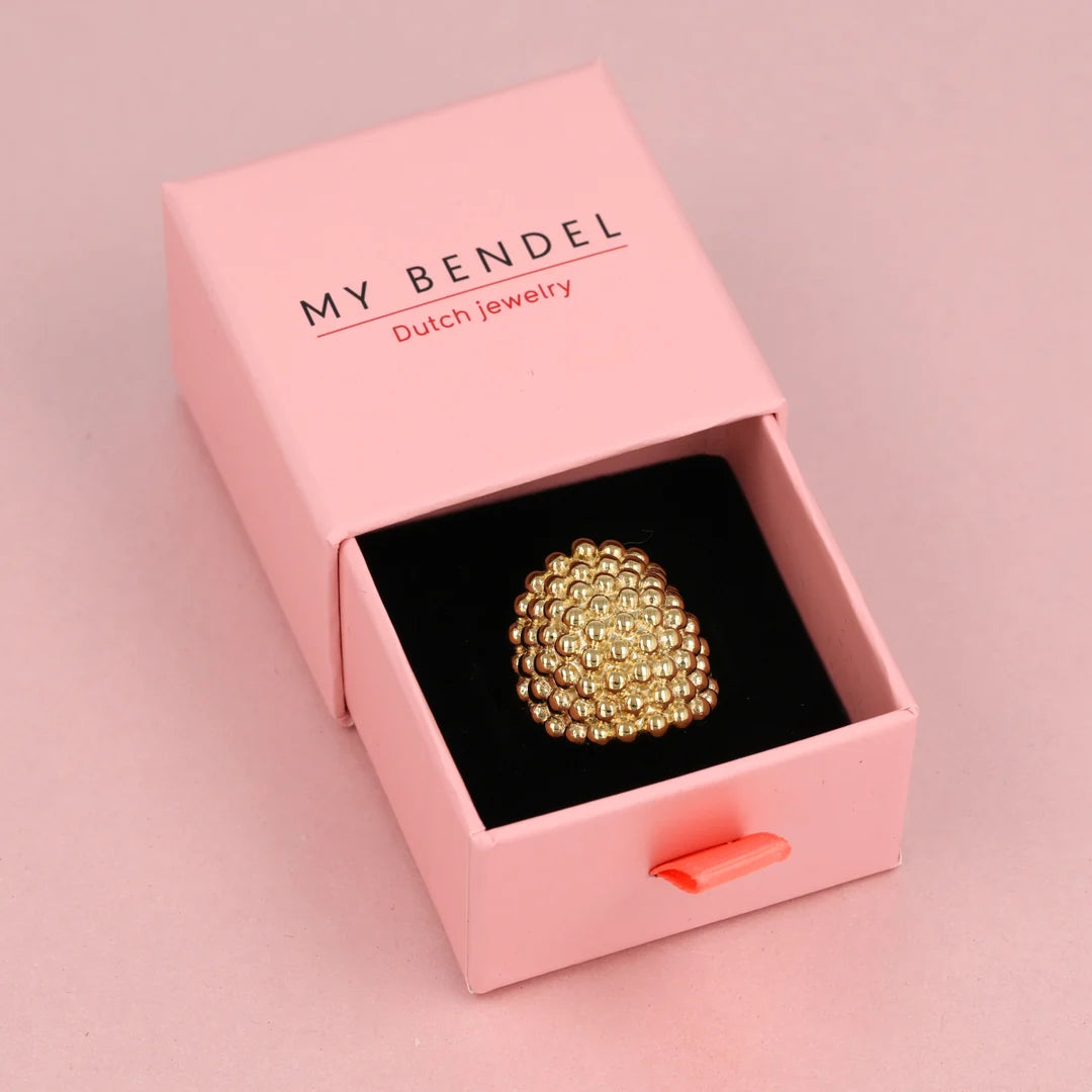 Statement Ring met Bolletjes • 15 mm