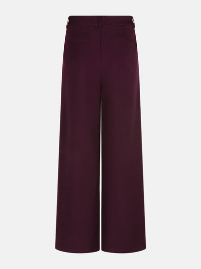 Pants Agatha | Aubergine