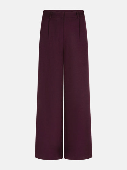 Pants Agatha | Aubergine