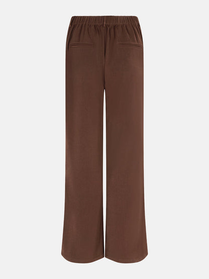 Pants Solange | Dark brown