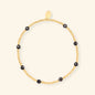 Midnight Coin armband