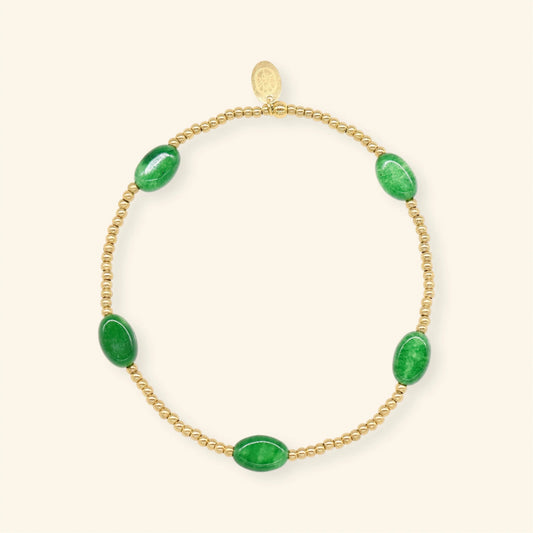 Emerald Gemstone armband