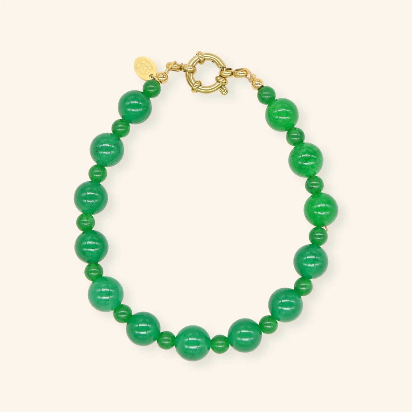 Emerald Bubble armband