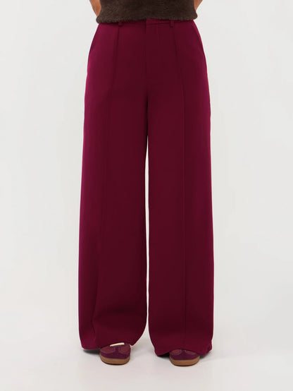 Pants Geneve | Burgundy