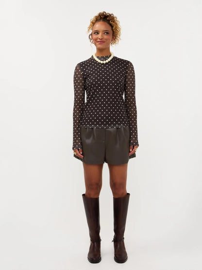 Top Bailey | Brown/ecru