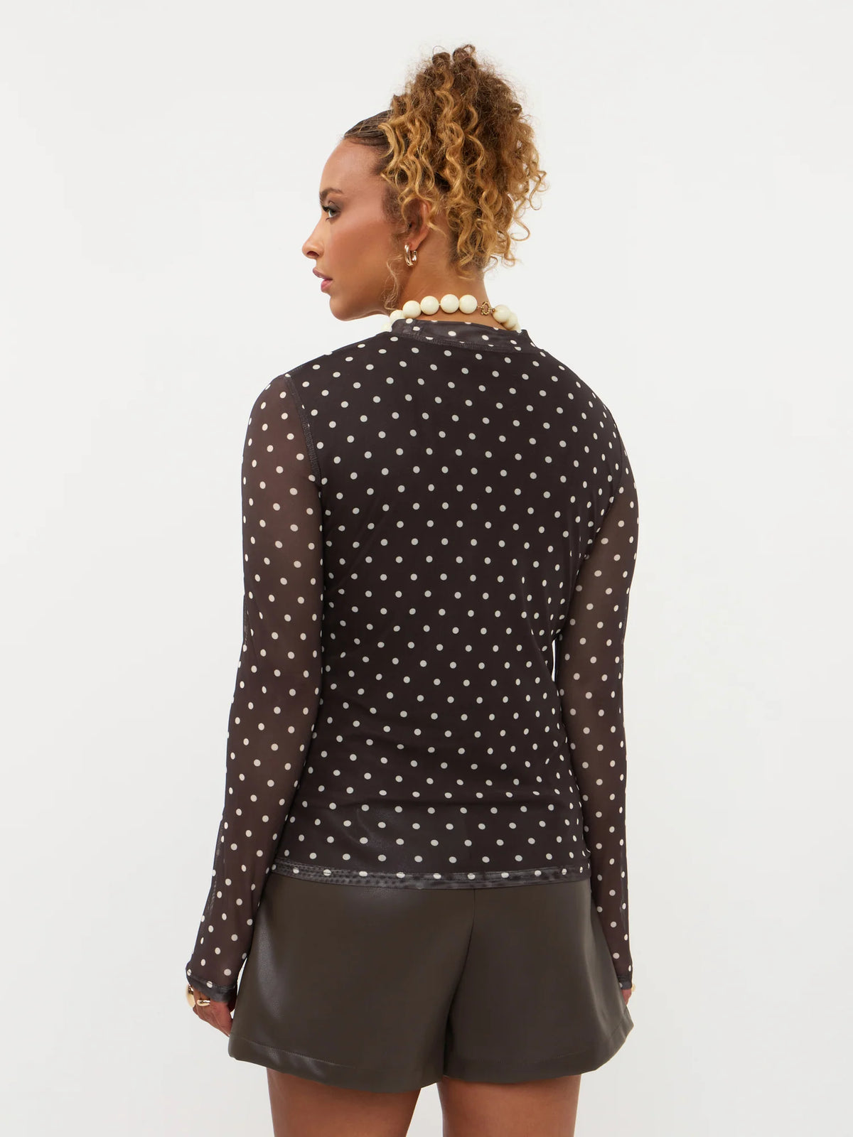 Top Bailey | Brown/ecru