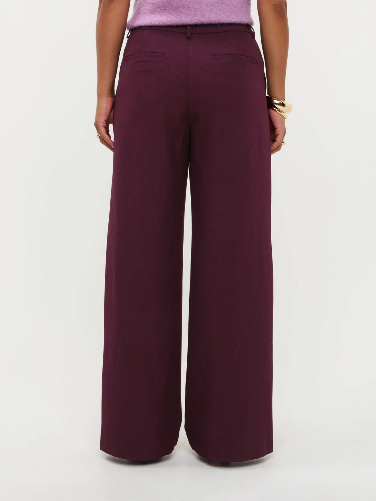 Pants Agatha | Aubergine