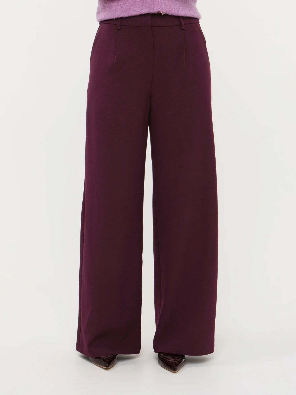Pants Agatha | Aubergine