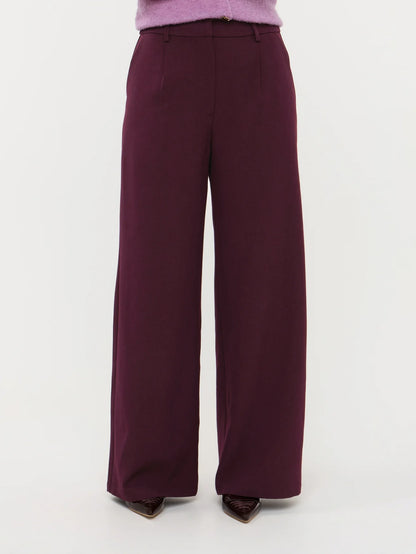 Pants Agatha | Aubergine