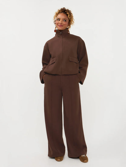Pants Geneve | Dark brown
