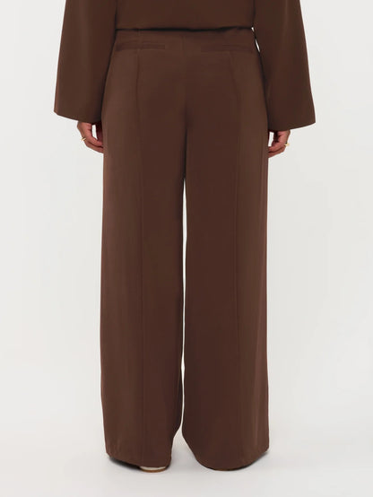 Pants Geneve | Dark brown