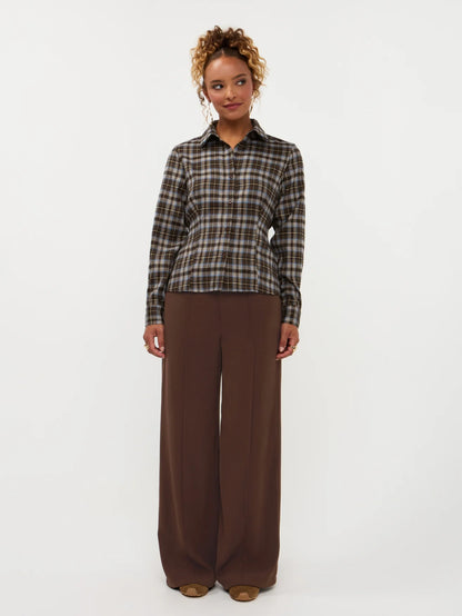 Pants Geneve | Dark brown