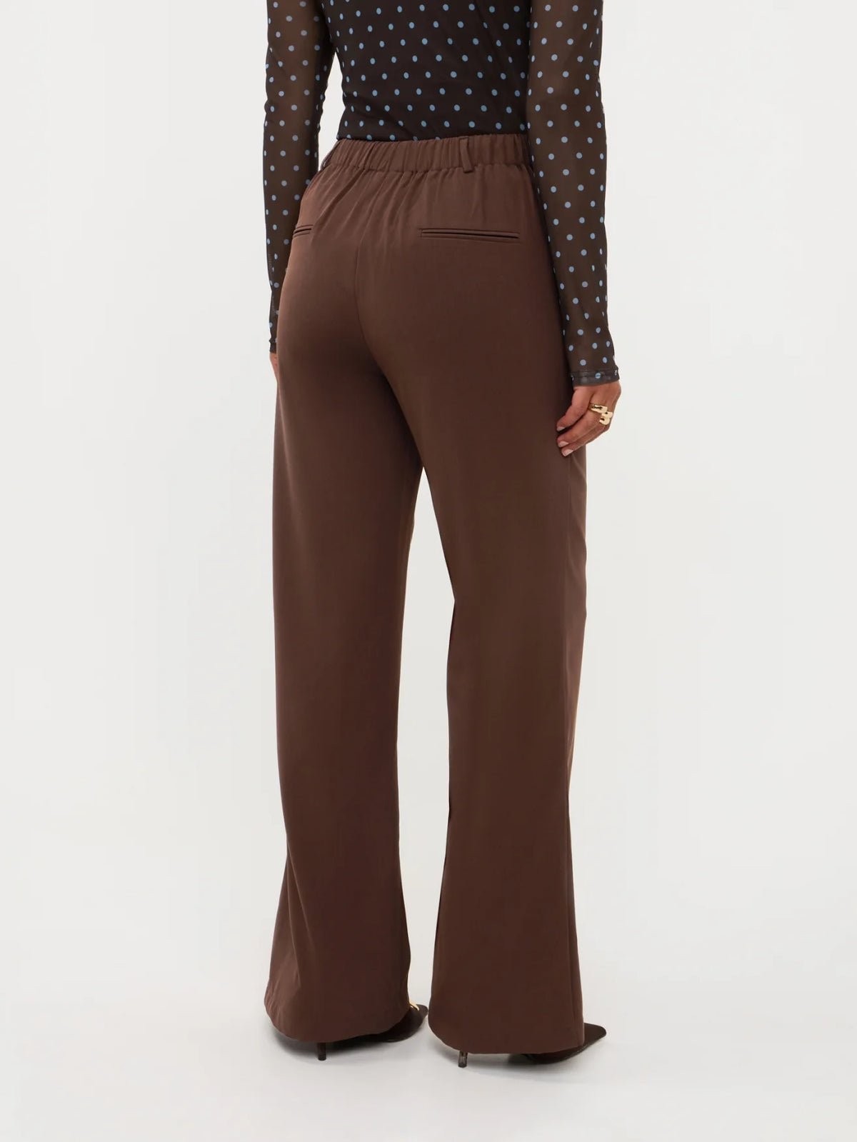 Pants Solange | Dark brown