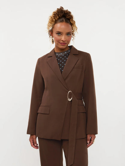 Blazer Shayla | Dark brown