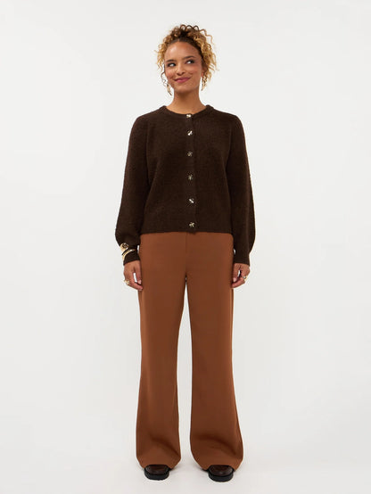 Cardigan Eden | Dark brown