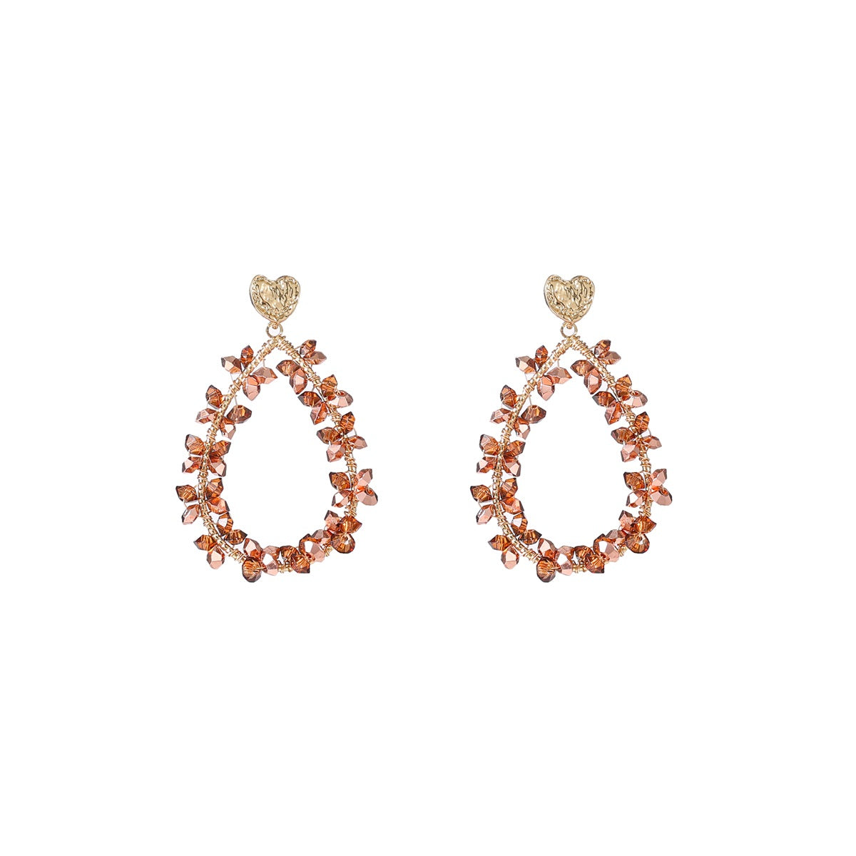 Day&Eve - Square Beads Round - Brown