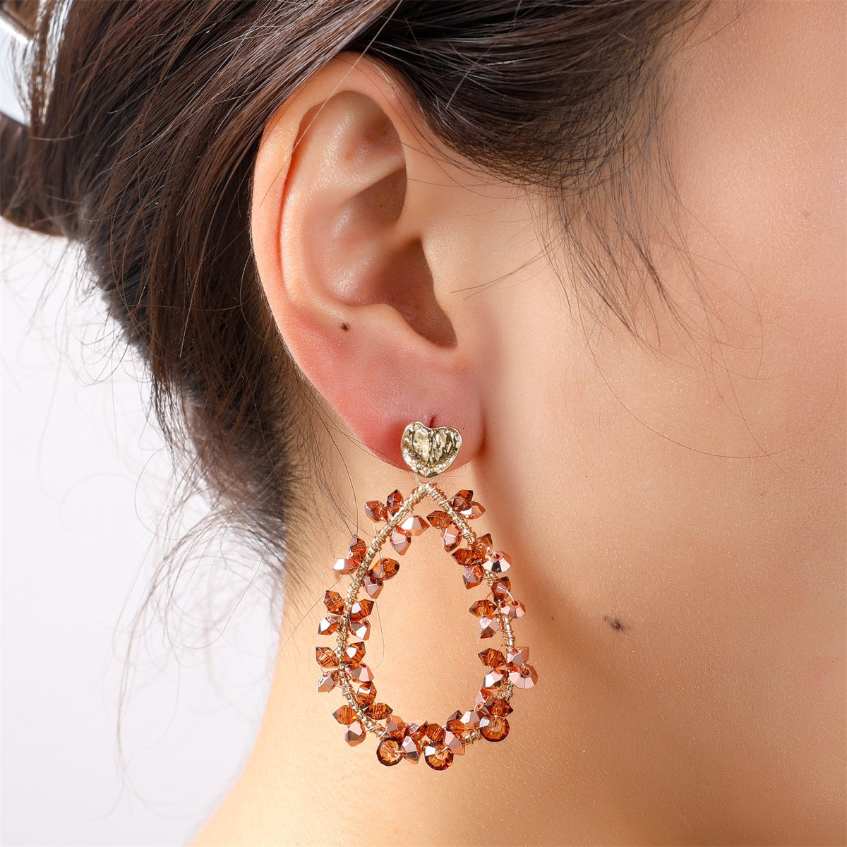 Day&Eve - Square Beads Round - Brown