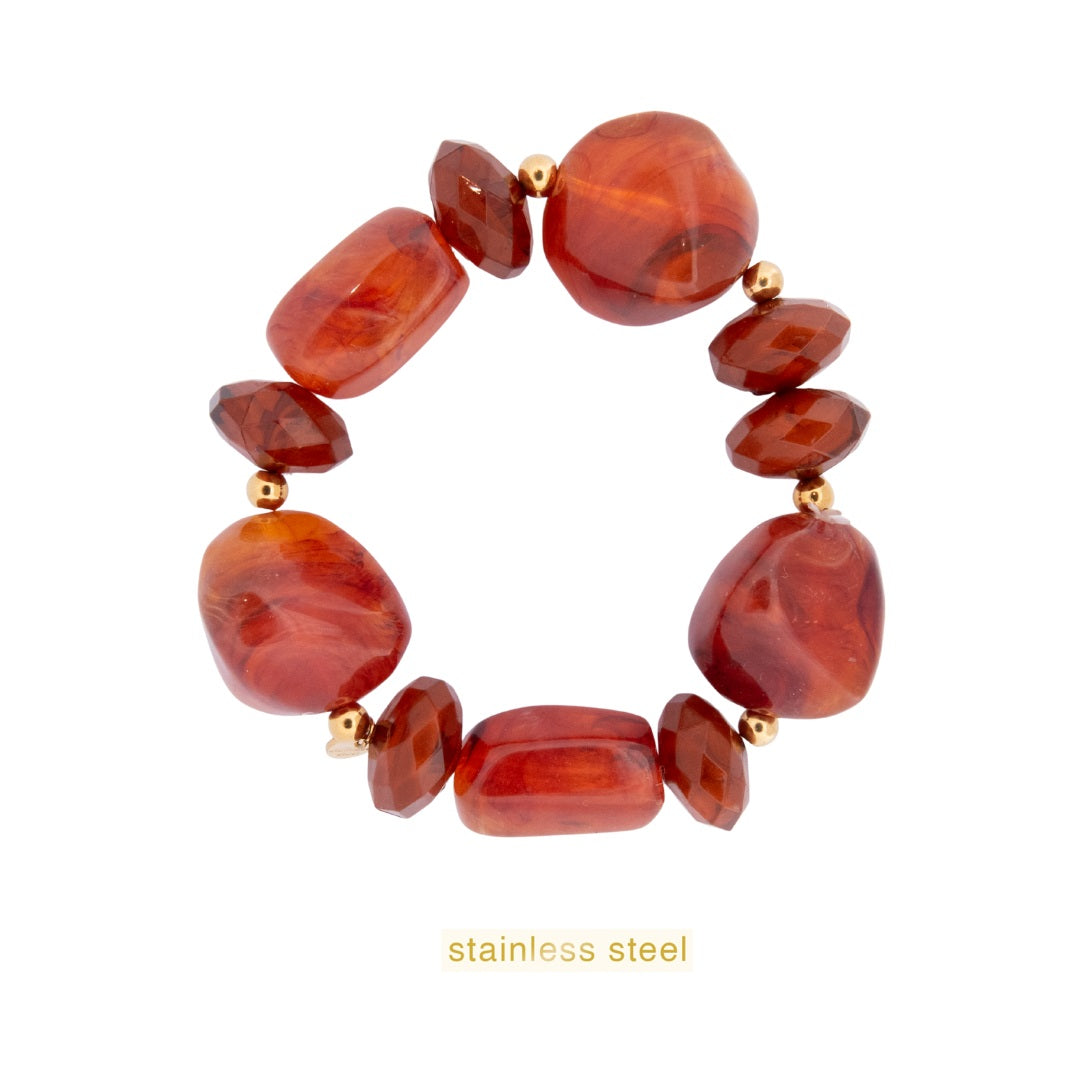 Day&Eve - Stones Bracelet - Cognac