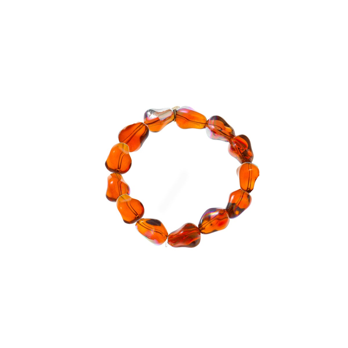 Day&Eve - Drop Glass Stones Bracelet - Cognac