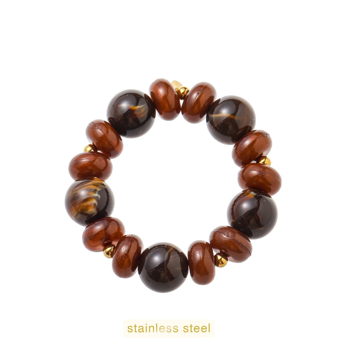 Day&Eve - Round Shapes Beads - Dark Coffee