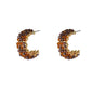 Day&Eve - Beaded Hoop - Brown