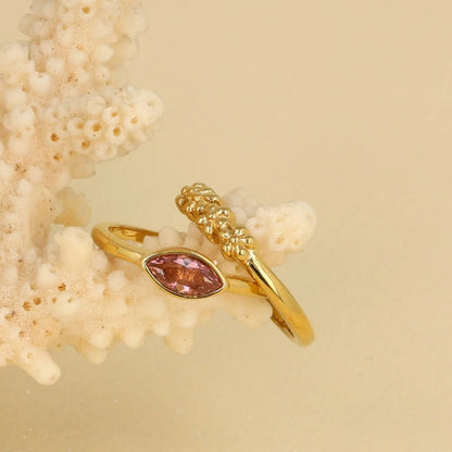 Gouden ring met bloemetjes - elegant en tijdloos sieraad