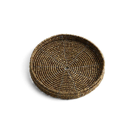 Schaaltje kraal goud